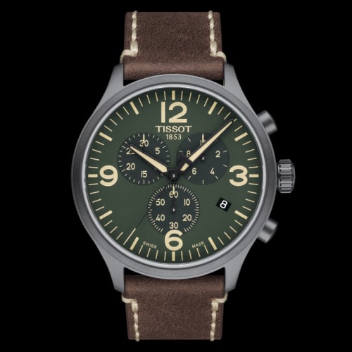 Tissot Chrono XL Grey PVD / Green