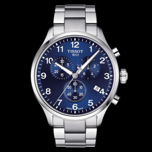 Tissot Chrono XL Classic Stainless Steel / Blue / Bracelet