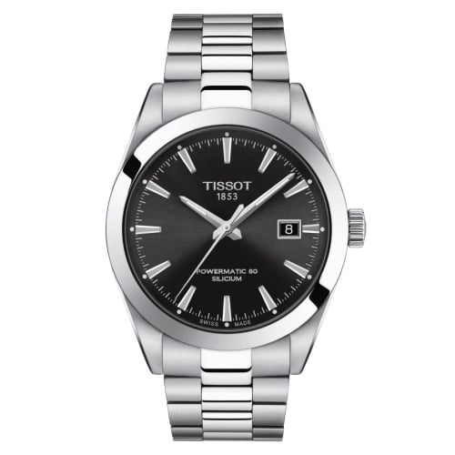 Tissot Gentleman Powermatic Stainless Steel / Black / Bracelet