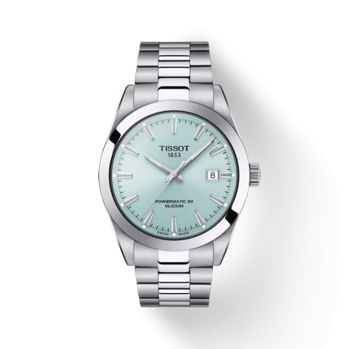 Tissot Gentleman Powermatic Stainless Steel / Silver / Bracelet