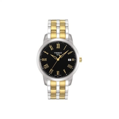 Tissot Dream Quartz 38 Stainless Steel / Yellow Gold PVD / Black / Bracelet