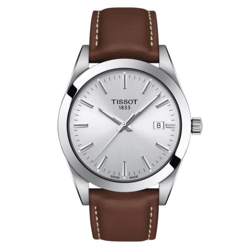 Tissot Gentleman Quartz Stainless Steel / Silver / Strap