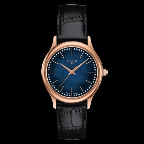 Tissot Excellence Lady Rose Gold / Blue MOP