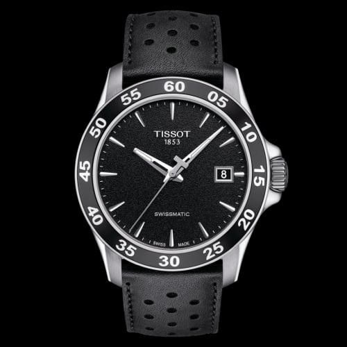 Tissot V8 Swissmatic 42.5 Stainless Steel / Black / Strap