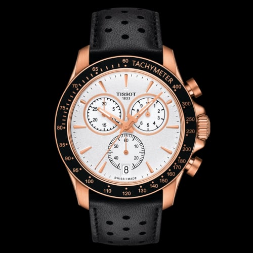 Tissot V8 Quartz Chronograph Rose Gold / Silver