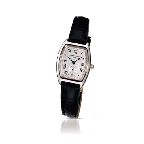 Frederique Constant Art Deco Tonneau Small Second Stainless Steel / Silver