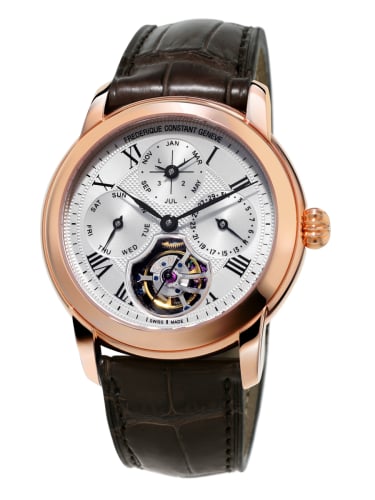 Frederique Constant Classic Tourbillon Perpetual Calendar Manufacture / Silver /