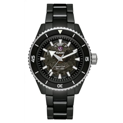 Rado HyperChrome Captain Cook 43 Ceramic / Black / Bracelet