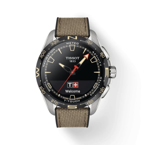 Tissot T-Touch Connect Solar Titanium - Ceramic / Black / Fabric