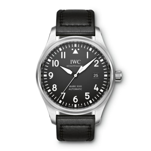 IWC Schaffhausen Pilot's Watch Mark XVIII Stainless Steel / Black