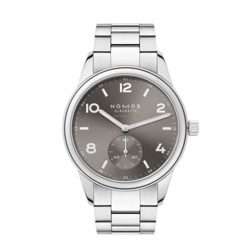 Nomos Glashütte Club Sport Neomatik 39 Indian Summer - Smoke / Open Case Back