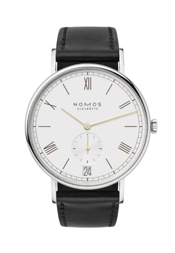 Nomos Glashütte Ludwig Automatik Datum 150 Jahre Techel