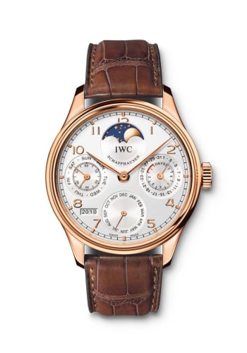 IWC Schaffhausen Portugieser Perpetual Calendar 5023 Red Gold / Silver