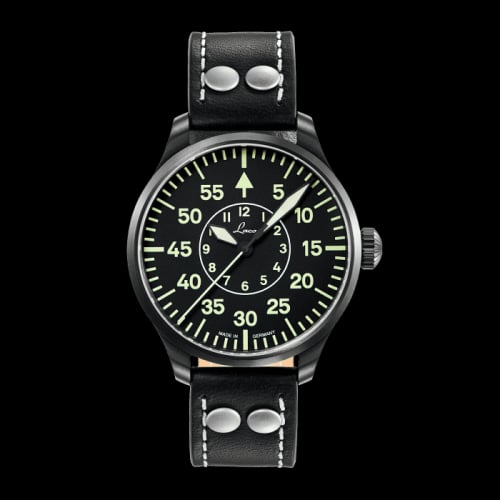 Laco Pilot Watch Basic Bielefeld Stainless Steel / Black