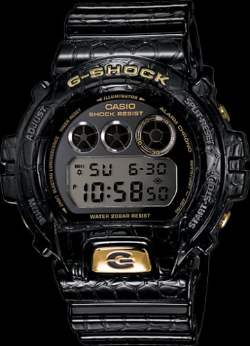 Casio DW-6900CR-1 Black Crocodile