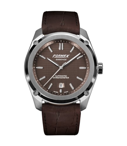 Formex Essence Automatic Chronometer Brown / Croco