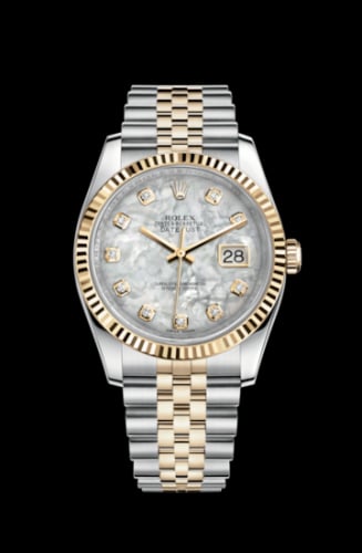 Rolex Datejust 36 Rolesor Yellow Fluted / Jubilee / MOP