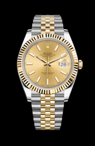 Rolex Datejust 41 Rolesor Yellow Fluted / Jubilee / Champagne