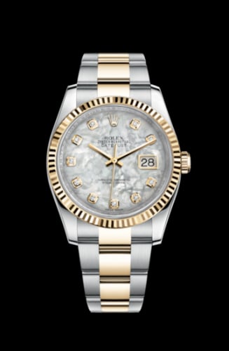 Rolex Datejust 36 Rolesor Yellow Fluted / Oyster / MOP