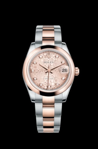 Rolex Datejust 31 Rolesor Everose Domed / Oyster / Pink Computer