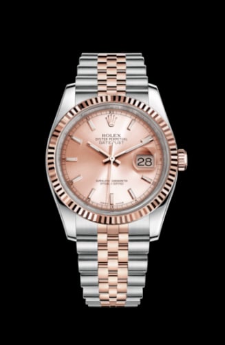 Rolex Datejust 36 Rolesor Everose Fluted / Jubilee / Pink