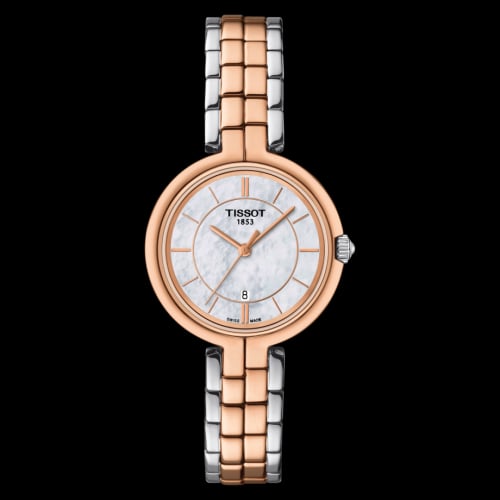 Tissot Flamingo Stainless Steel - Rose Gold/ MOP / Bracelet
