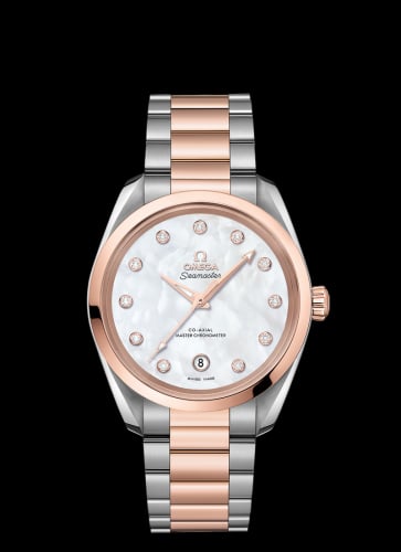 Omega Seamaster Aqua Terra 150M Master Chronometer 38 Stainless Steel / Sedna Gold / MOP / Bracelet