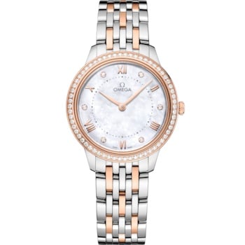 Omega De Ville Quartz 30 Stainless Steel - Sedna Gold - Diamond / MOP - Diamond