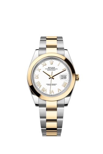Rolex Datejust 41 Stainless Steel - Yellow Gold - Smooth / White Roman / Oyster