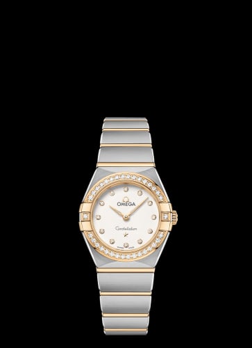 Omega Constellation Manhattan 25 Quartz Stainless Steel / Yellow Gold / Silver Diamond / Diamond