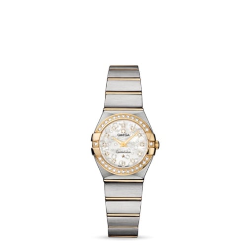 Omega Constellation Quartz 24 Brushed Stainless Steel / Yellow Gold / MOP Omega