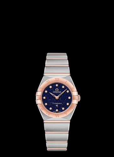 Omega Constellation Manhattan 25 Quartz Stainless Steel / Sedna Gold / Aventurine