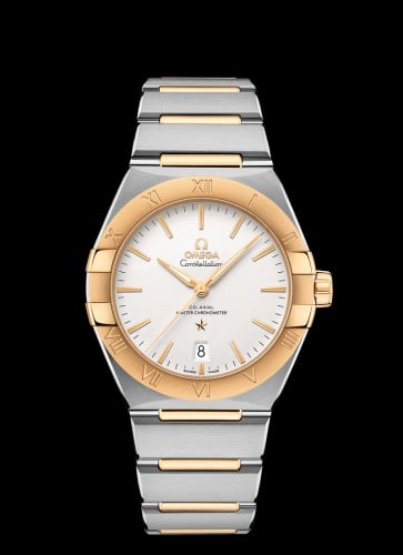 Omega Constellation Master Chronometer 39 Stainless Steel / Yellow Gold / Silver / Bracelet