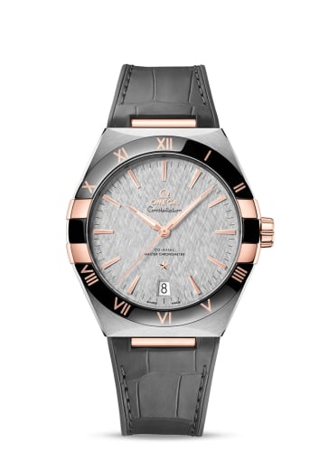Omega Constellation Master Chronometer 41 Stainless Steel / Sedna Gold / Ceramic / Grey