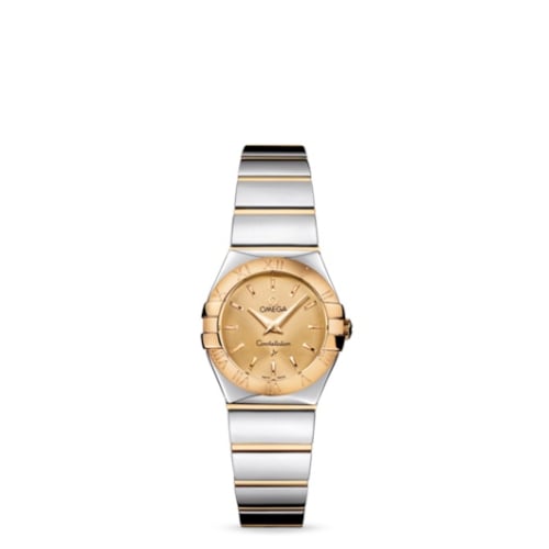 Omega Constellation Quartz 24 Polished Stainless Steel / Yellow Gold / Champagne