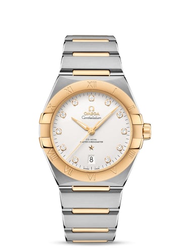 Omega Constellation Master Chronometer 39 Stainless Steel / Yellow Gold / Silver / Bracelet