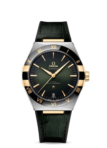 Omega Constellation Master Chronometer 41 Stainless Steel - Yellow Gold - Ceramic / Green