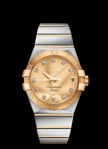 Omega Constellation Co-Axial 38 Stainless Steel / Yellow Gold / Champagne