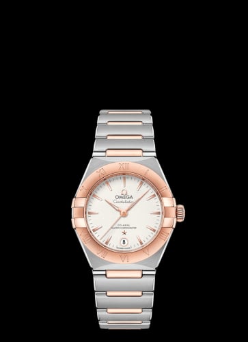 Omega Constellation Manhattan 29 Co-Axial Master Chronometer Stainless Steel / Sedna Gold / Silver