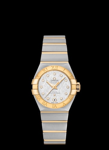 Omega Constellation Co-Axial Master Chronometer 27 Stainless Steel / Yellow Gold / Silver Silk-Diamond