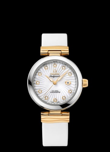 Omega LadyMatic Co-Axial 34 Stainless Steel / Yellow Gold / MOP