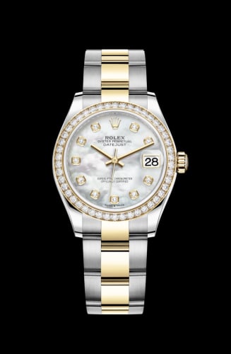 Rolex Datejust 31 Stainless Steel / Yellow Gold / Diamond / MOP / Oyster
