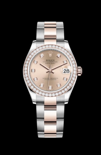 Rolex Datejust 31 Stainless Steel/ Rose Gold / Diamond / Rose - Diamond / Oyster