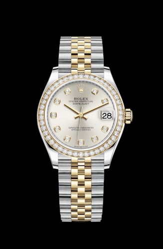 Rolex Datejust 31 Stainless Steel / Yellow Gold / Diamond / Silver - Diamond / Jubilee