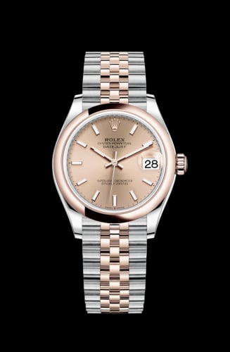 Rolex Datejust 31 Stainless Steel/ Rose Gold / Domed / Rose / Jubilee