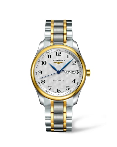 Longines Master Collection 38.5 Stainless Steel / Yellow Gold / Silver-Arabic / Bracelet