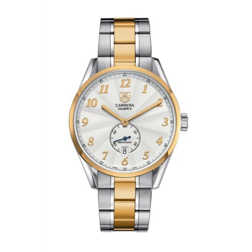 TAG Heuer Carrera Calibre 6 39 Heritage Stainless Steel / Yellow Gold / Silver / Bracelet