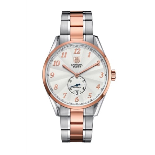 TAG Heuer Carrera Calibre 6 39 Heritage Stainless Steel / Rose Gold / Silver / Bracelet
