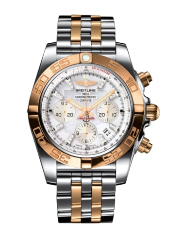 Breitling Chronomat 44 Stainless Steel / Rose Gold / Pearl Diamond / Bracelet