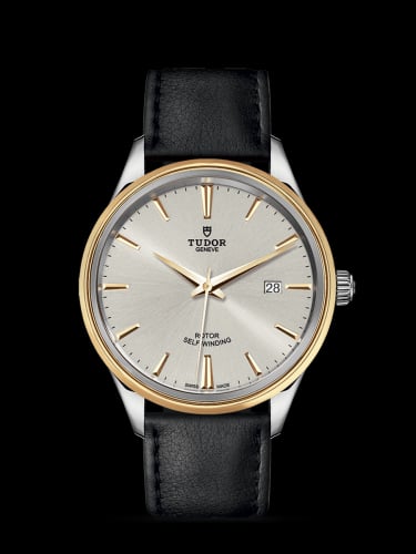Tudor Style 41 Stainless Steel / Yellow Gold / Silver / Strap